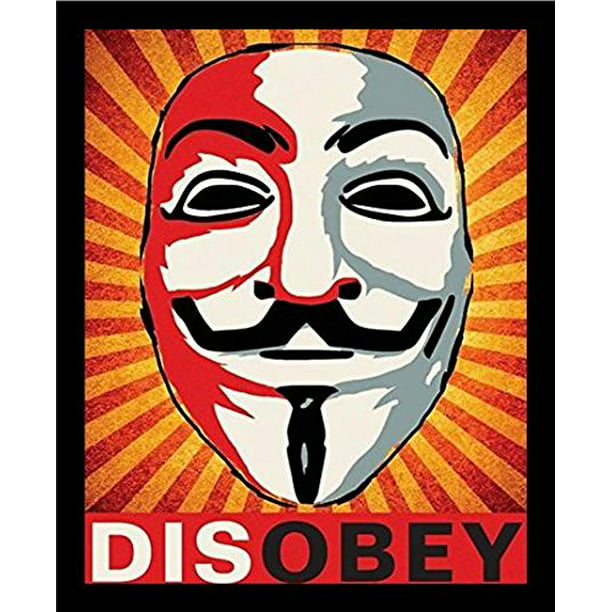 We Are Anonymous Tapestry Guy Fawkes Mask V For Vendetta Wall Hanging Twin Size